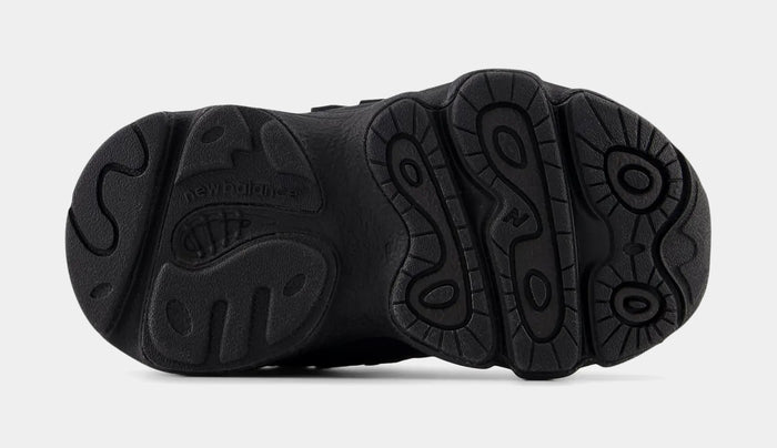 1000 Bungee Lace Infant Toddler Lifestyle Shoes (Black)