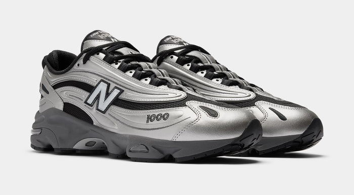 1000 Mens Running Shoes (Silver Metallic/Black)