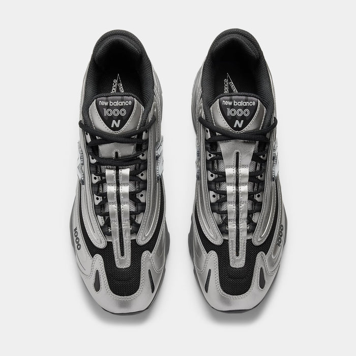 1000 Mens Running Shoes (Silver Metallic/Black)