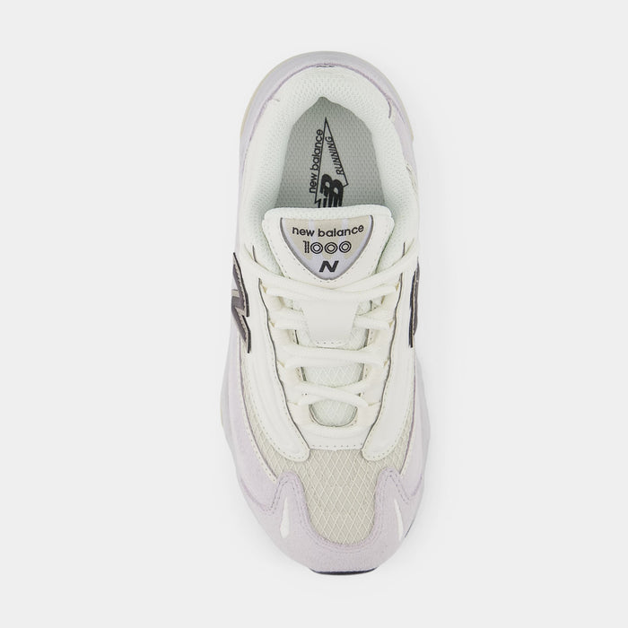 1000 Preschool Running Shoes (White/Black)