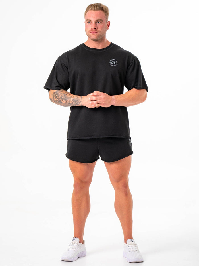 3" Fleece Shorts - Black Clothing Ryderwear