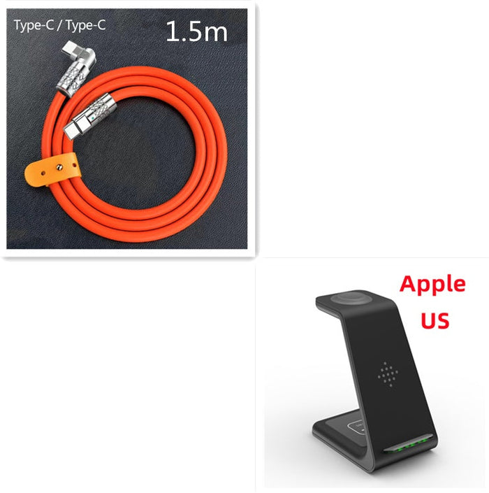 Black Set11 / Apple US plug
