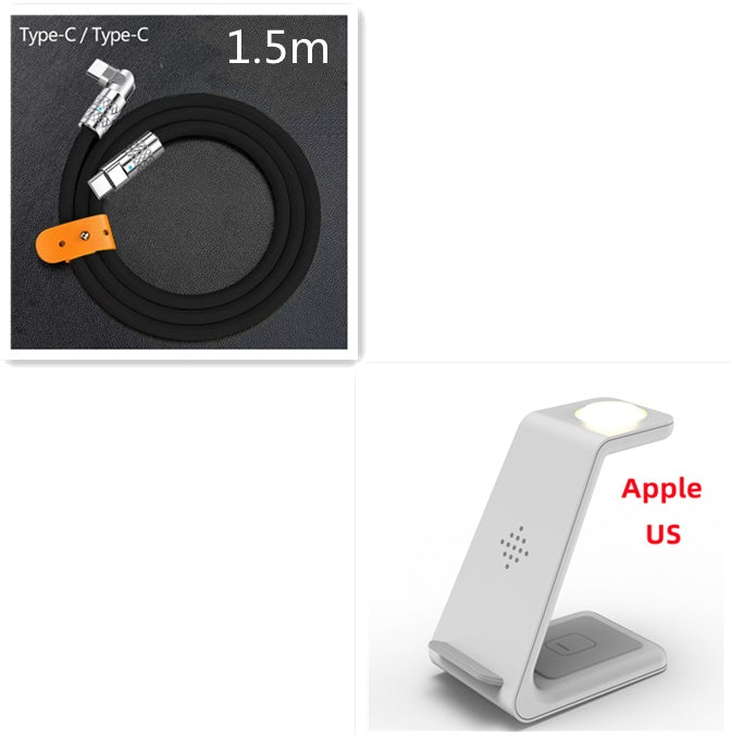 White Set3 / Apple US plug