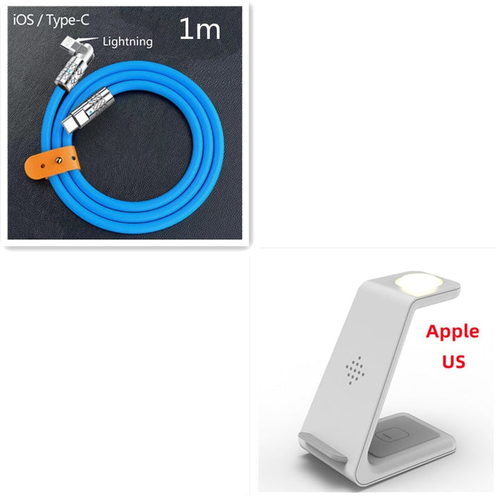 White Set6 / Apple US plug