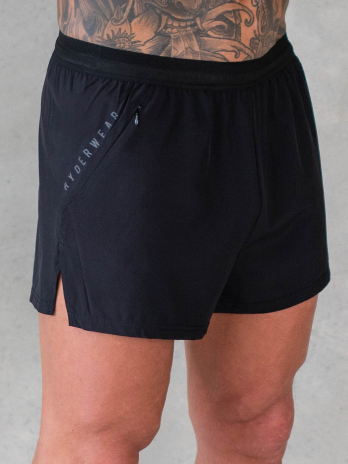 3" Training Shorts - Black Clothing Ryderwear