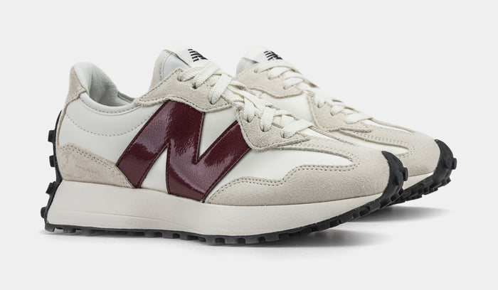 327 Womens Running Shoes (Sea Salt/Monarch Burgundy)