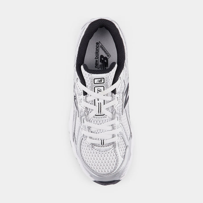 740 Bungee Lace Preschool Lifestyle Shoes (Silver Metallic/Black)