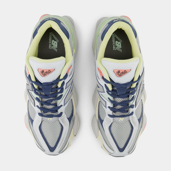 9060 Mens Lifestyle Shoes (Grey/Yellow/Navy)