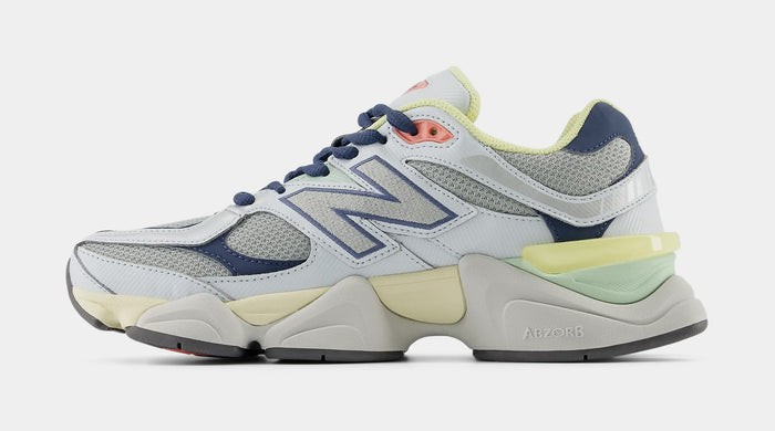 9060 Mens Lifestyle Shoes (Grey/Yellow/Navy)