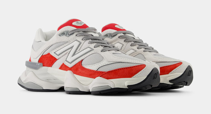 9060 Mens Running Shoes (White/Grey/Red)