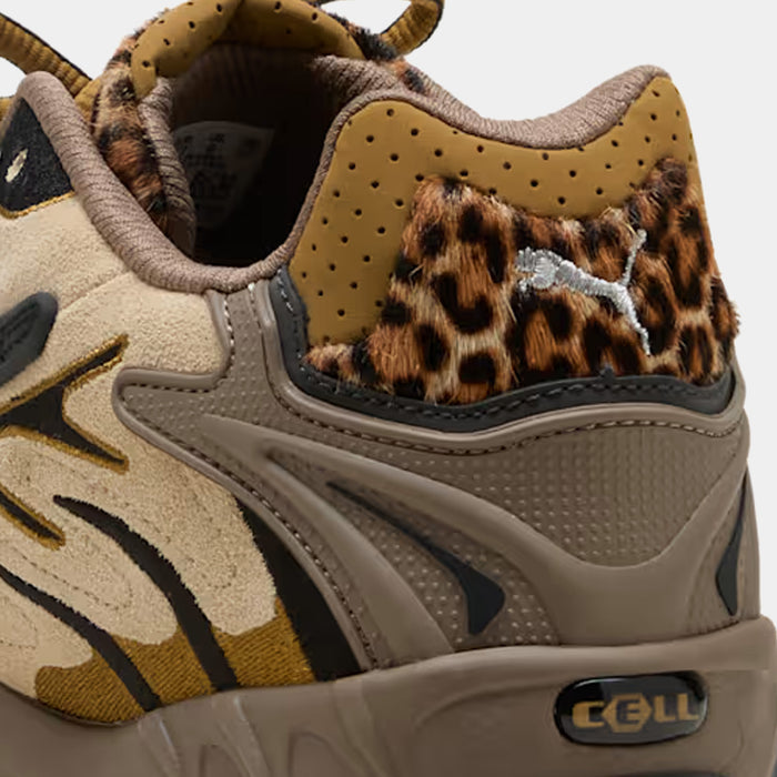 A$AP Rocky x Puma Inhale Leopard Mens Lifestyle Shoes (Beige/Black)