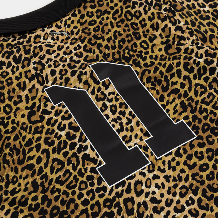 A$AP Rocky x Puma Leopard Baby Tee Womens Short Sleeve Shirt (Warm Beige/AOP)
