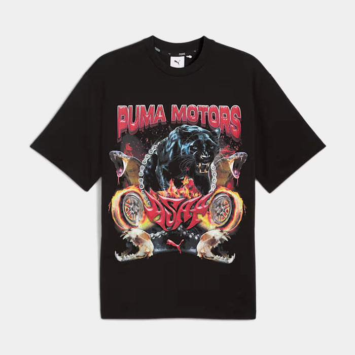 A$AP Rocky x Puma Motorsport Mens Short Sleeve Shirt (Puma Black)