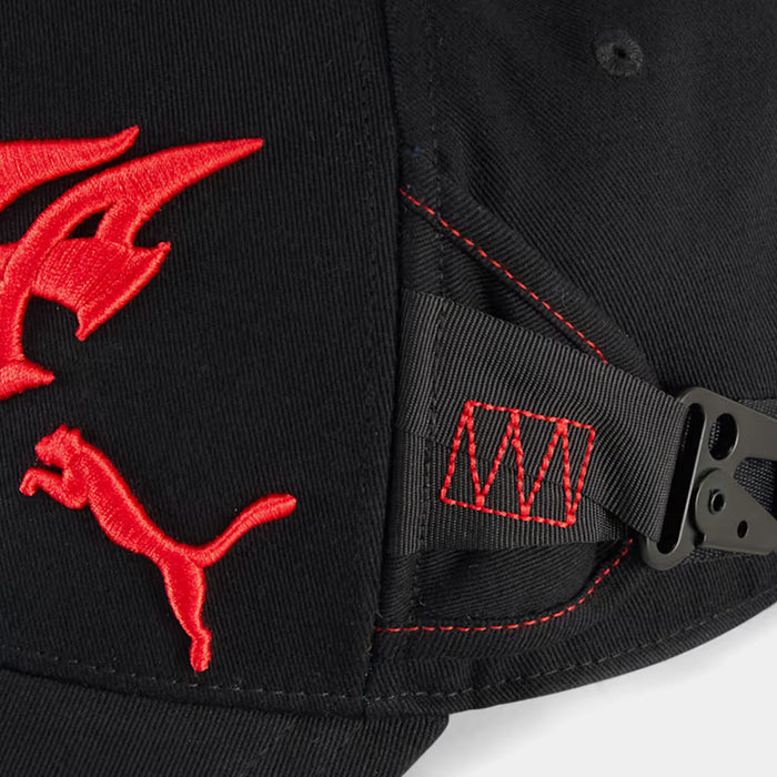A$AP Rocky x Puma Seatbelt Mens Cap (Puma Black/Fierce Red)