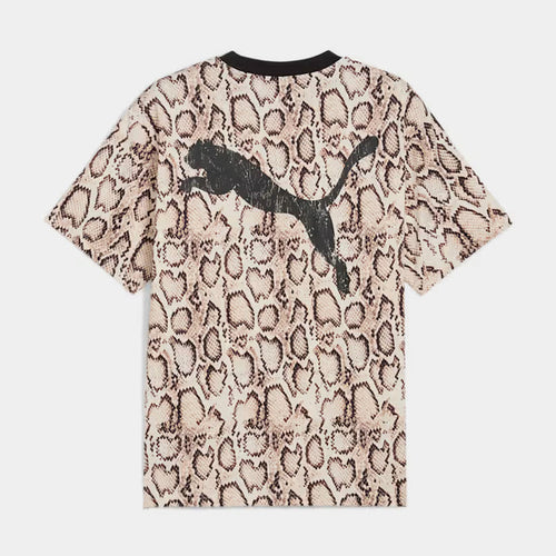 A$AP Rocky x Puma Snakeskin Mens Short Sleeve Shirt (Frosted Ivory/AOP)
