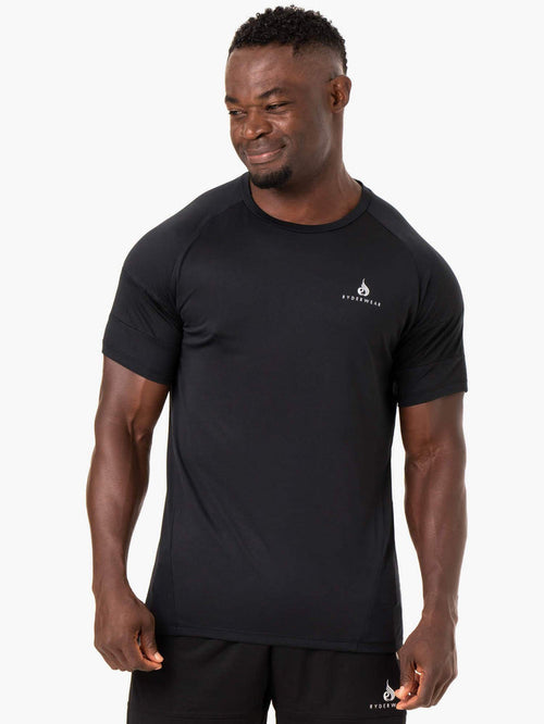 Action Mesh T-Shirt - Black Clothing Ryderwear