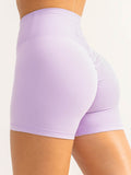 Activate Cross Over Scrunch Shorts - Lavender Clothing Ryderwear