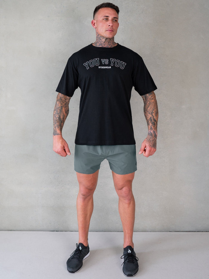 Adapt 5" Training Short - Petrol Clothing Ryderwear