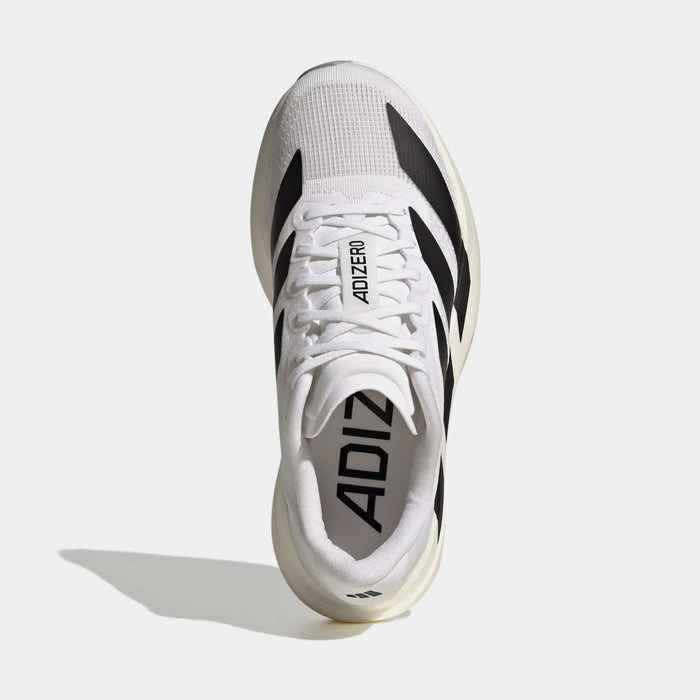 Adizero Evo SL Grade School Running Shoes (Cloud White/Cloud Black/Cloud White)
