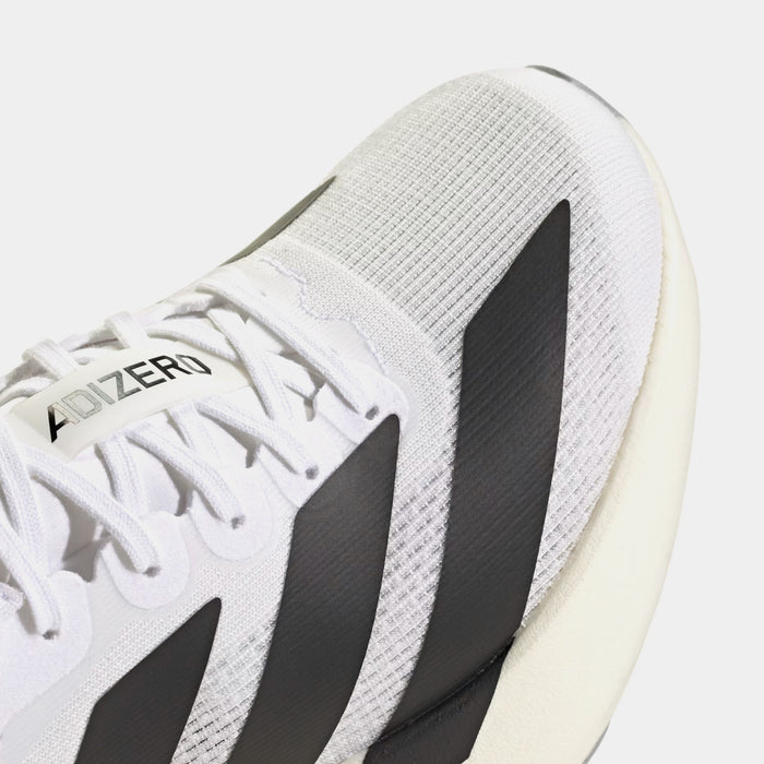 Adizero Evo SL Grade School Running Shoes (Cloud White/Cloud Black/Cloud White)