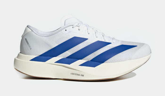 Adizero Evo SL Mens Running Shoes (White/Blue)