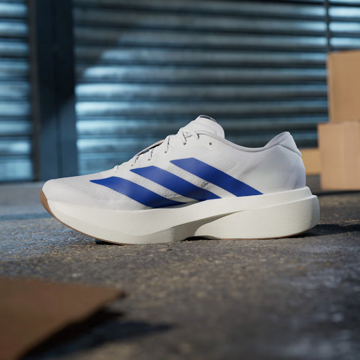 Adizero Evo SL Mens Running Shoes (White/Blue)
