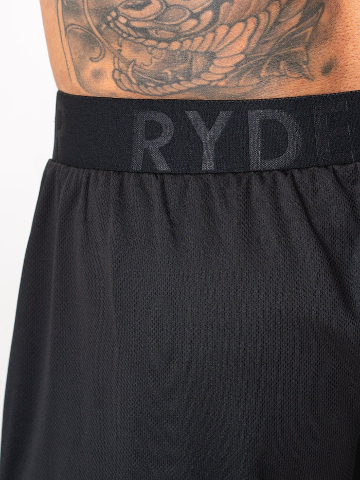 Advance Mesh Short - Black Clothing Ryderwear