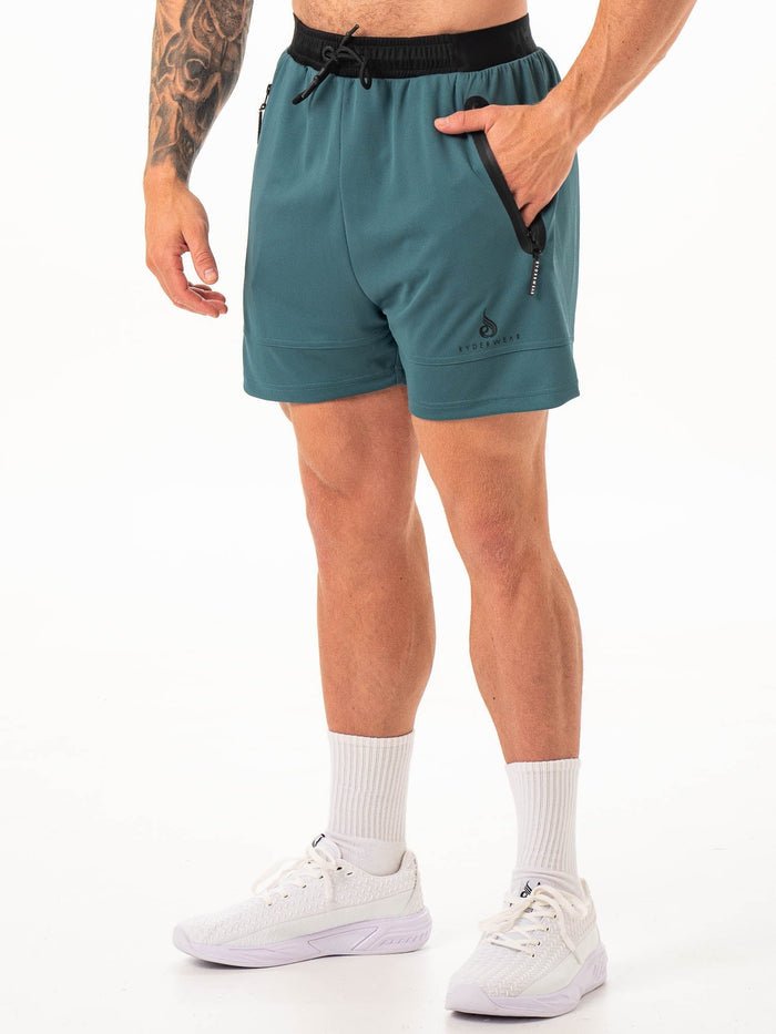 Advance Mesh Short - Petrol Clothing Ryderwear
