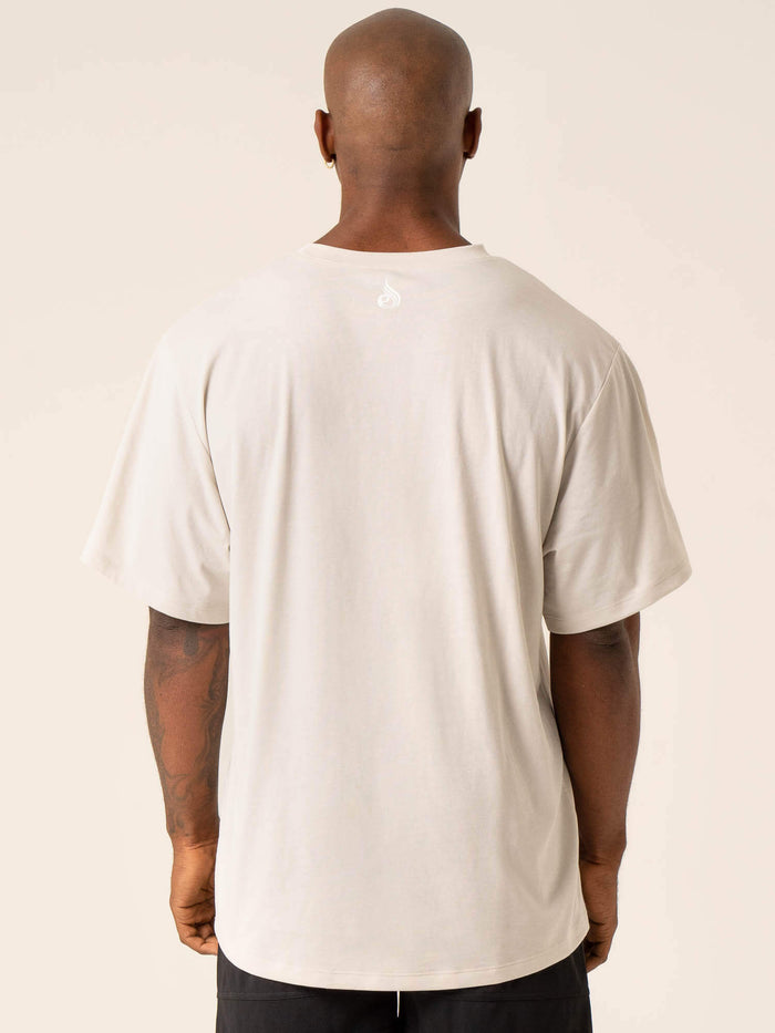 Advance Oversized T-Shirt - Stone Clothing Ryderwear
