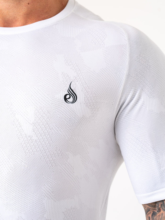 Aero Core Seamless T-Shirt - White Clothing Ryderwear