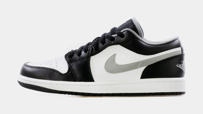 Air Jordan 1 Low Mens Lifestyle Shoes (Black/White/Particle Grey)