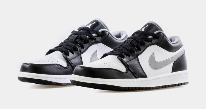 Air Jordan 1 Low Mens Lifestyle Shoes (Black/White/Particle Grey)