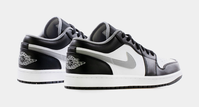 Air Jordan 1 Low Mens Lifestyle Shoes (Black/White/Particle Grey)