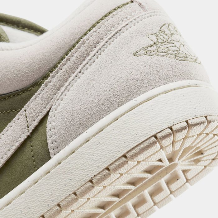 Air Jordan 1 Low SE Mens Lifestyle Shoes (Medium Olive/Sail/Light Orewood Brown)