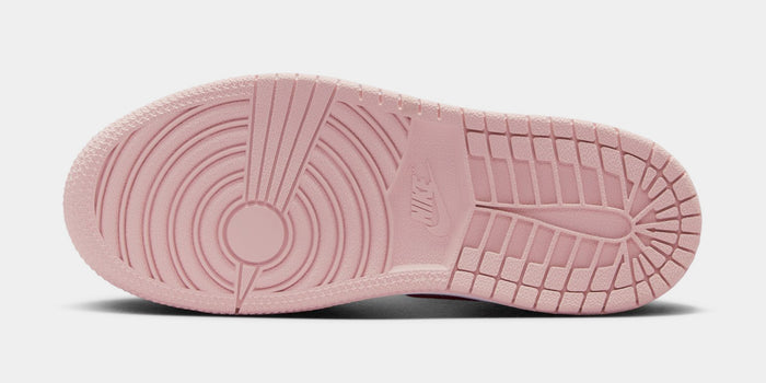 Air Jordan 1 Mid Preschool Lifestyle Shoes (Pearl Pink/White/Medium Soft Pink)
