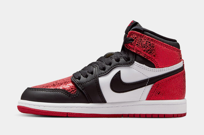 Air Jordan 1 Retro High OG Ruby Preschool Lifestyle Shoes (Varsity Red/Black/White)