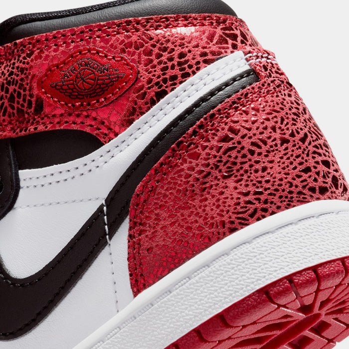 Air Jordan 1 Retro High OG Ruby Preschool Lifestyle Shoes (Varsity Red/Black/White)