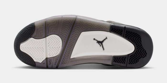 Air Jordan 4 Retro Cave Stone And Black Grade School Lifestyle Shoes (Cave Stone/Black/Phantom) Free Shipping