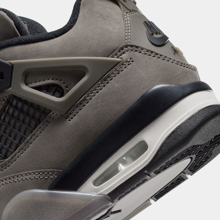 Air Jordan 4 Retro Cave Stone And Black Grade School Lifestyle Shoes (Cave Stone/Black/Phantom) Free Shipping