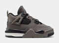 Air Jordan 4 Retro Cave Stone And Black Infant Toddler Lifestyle Shoes (Cave Stone/Black/Phantom)