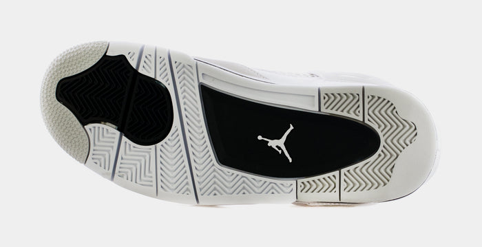 Air Jordan 4 Retro Military Black Mens Lifestyle Shoes (White/Black) Limit One Per Customer