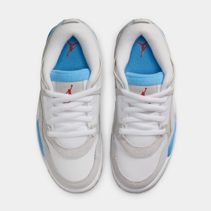 Air Jordan 4 RM Grade School Basketball Shoes (White/Neutral Grey/White)