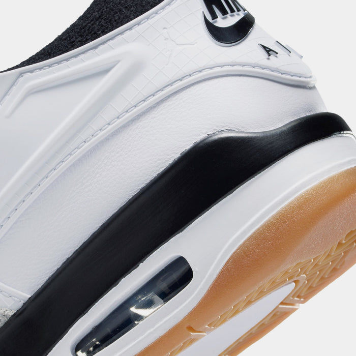 Air Jordan 4 RM Grade School Lifestyle Shoes (White/Black/Gum)