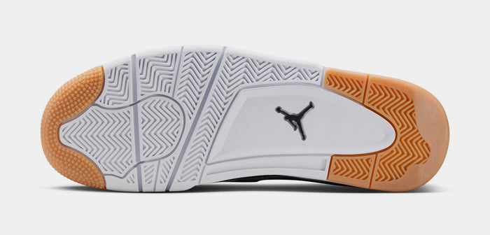 Air Jordan 4 RM Mens Lifestyle Shoes (White/Black/Gum)