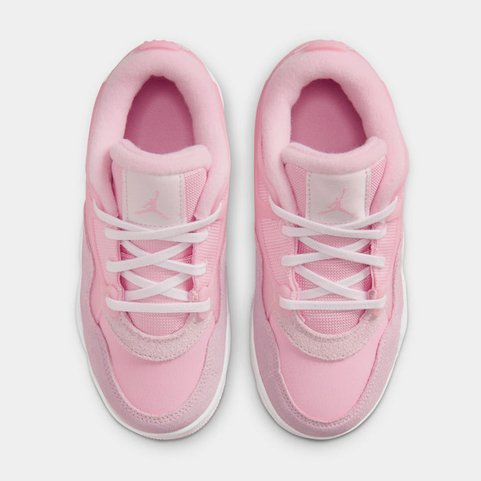Air Jordan 4 RM Preschool Lifestyle Shoes (Medium Soft Pink/Pearl Pink/White)
