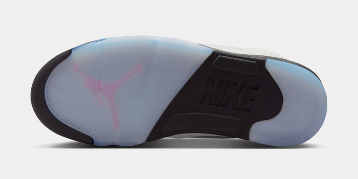 Air Jordan 5 Retro Medium Soft Pink Mens Lifestyle Shoes (White/Medium Soft Pink/Black)