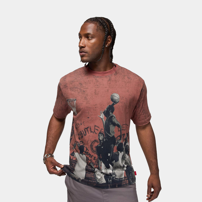 Air Jordan 85 Graphic Crew Mens Short Sleeve Shirt (Red/Black)