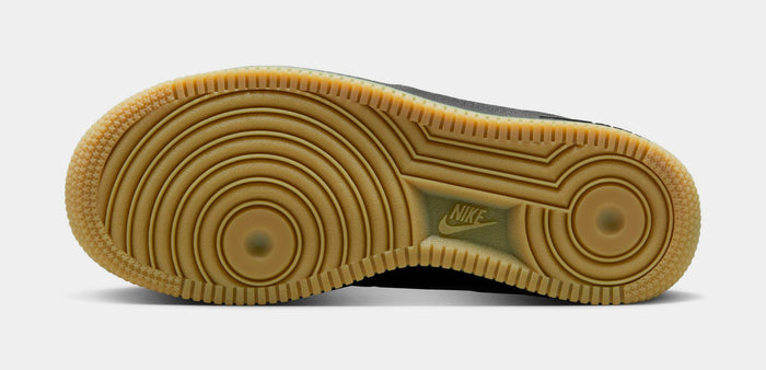 Air Force 1 '07 LV8 Grade School Lifestyle Shoes (Black/Gum Light Brown/White)