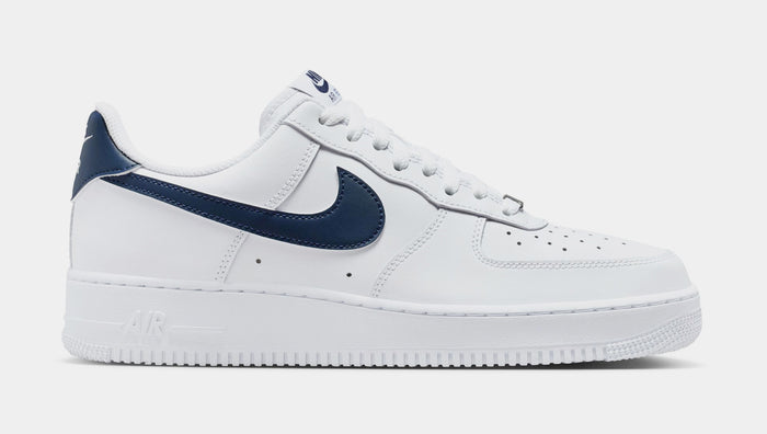 Air Force 1 07 Mens Lifestyle Shoes (White/College Navy)