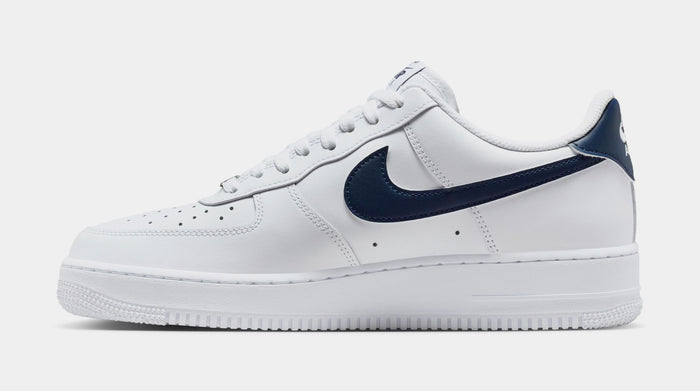 Air Force 1 07 Mens Lifestyle Shoes (White/College Navy)